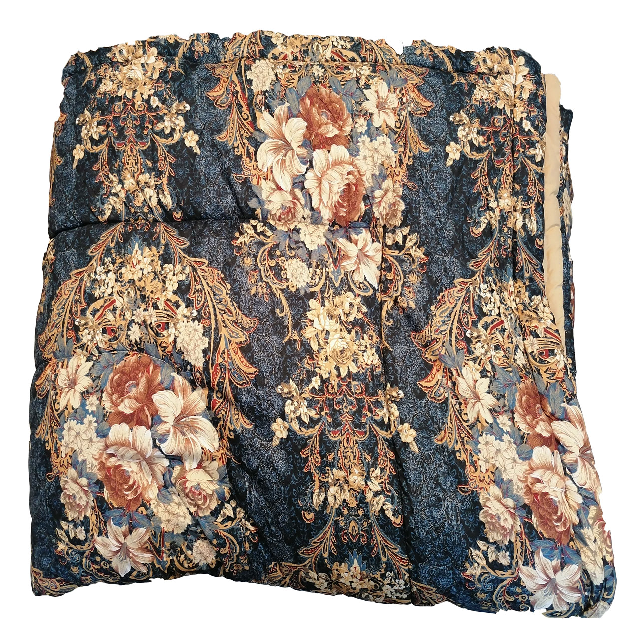 لحاف کرسی مدل یلدا سایز 350 × 350 سانتی‌متر (سرمه‌ ای)